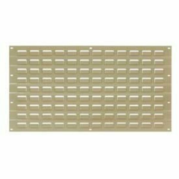 Global Equipment GEC&#153; Louvered Wall Panel Without Bins 18x19 Tan 550148TN